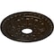 Ekena Millwork Warsaw Ceiling Medallion (Fits Canopies up to 3 1/2"), 18"OD x 3 1/2"ID x 1 3/8"P, Bronze CM18WABZS - alternate 2